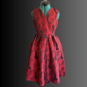 Elegant Red Cocktail Dress